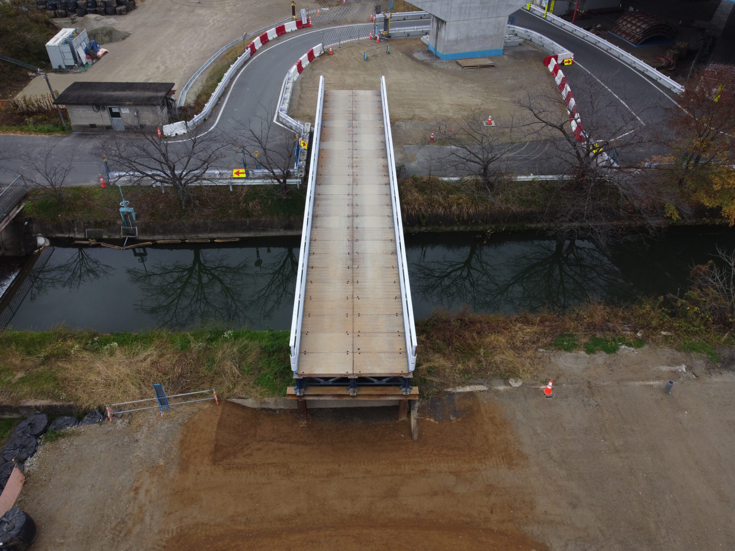 大和御所道路橿原高田ICランプ橋（AP20）下部工事