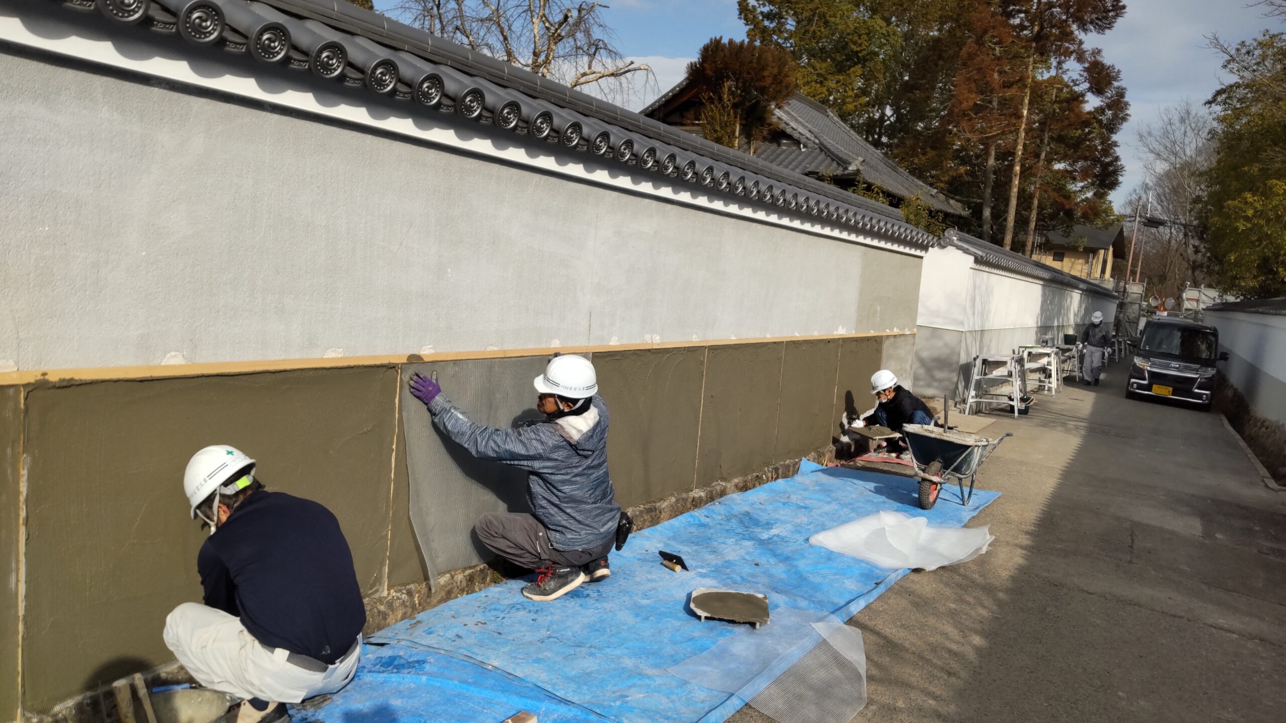 奈良公園　吉城園周辺地区土塀修景工事（吉城園周辺地区整備事業（社会資本）（都づくり）他）