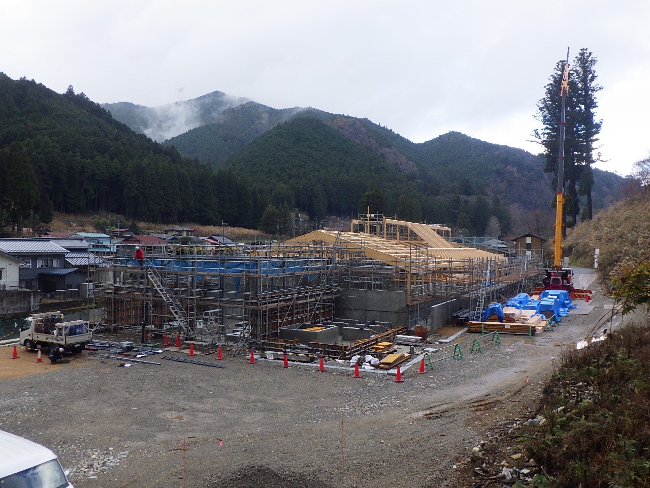 洞川温泉ビジターセンター新築工事