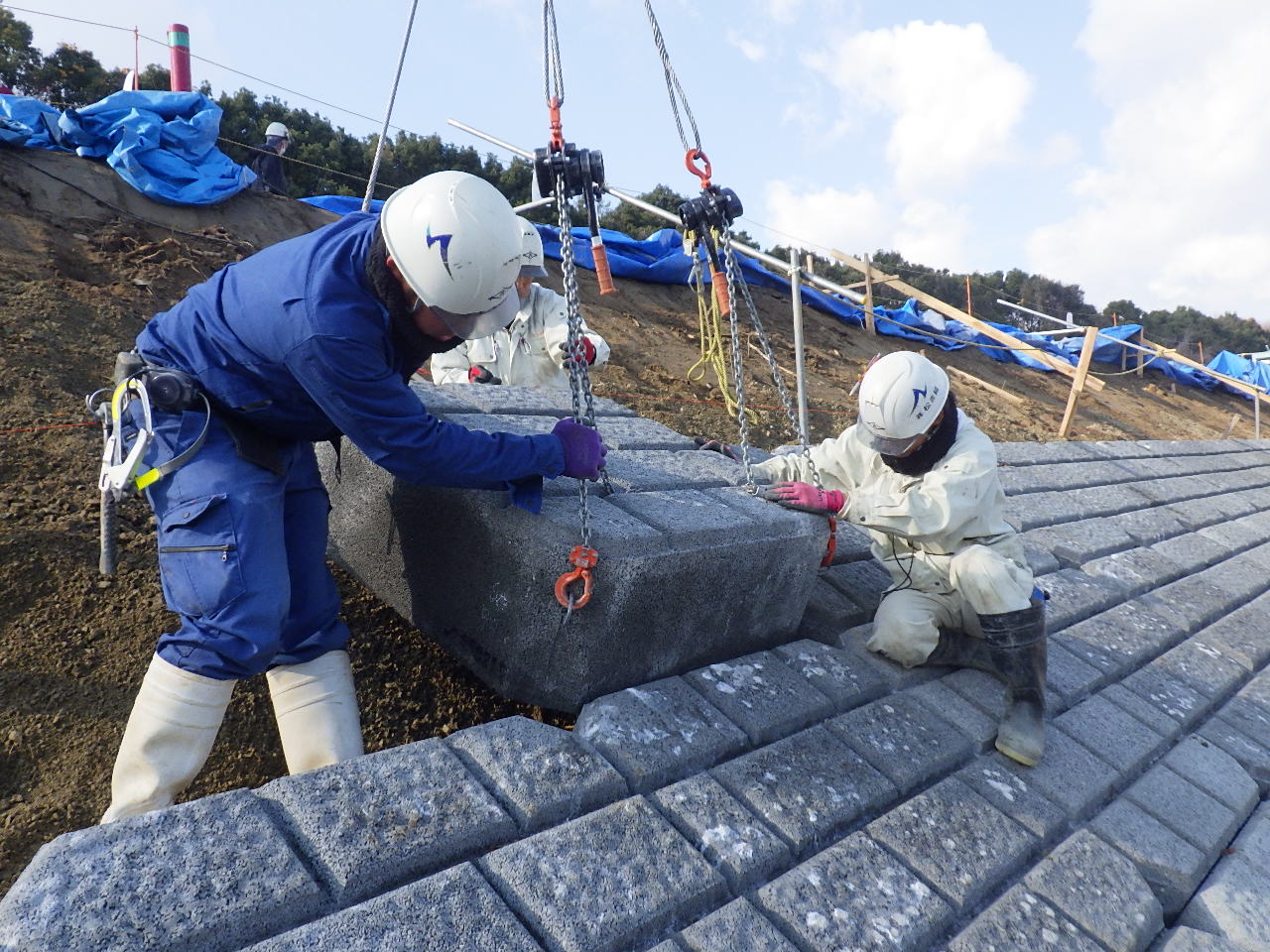 曽我川萱野地区低水護岸補修他工事vol.7