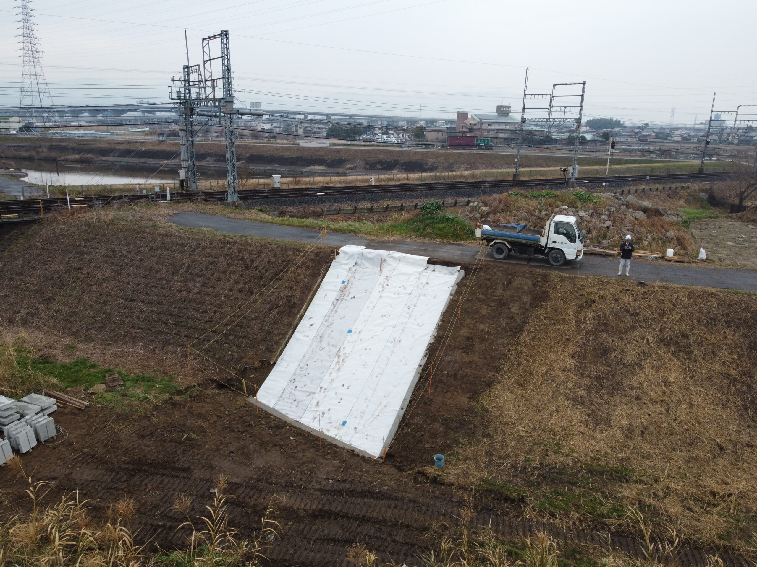 曽我川萱野地区低水護岸補修他工事vol.8