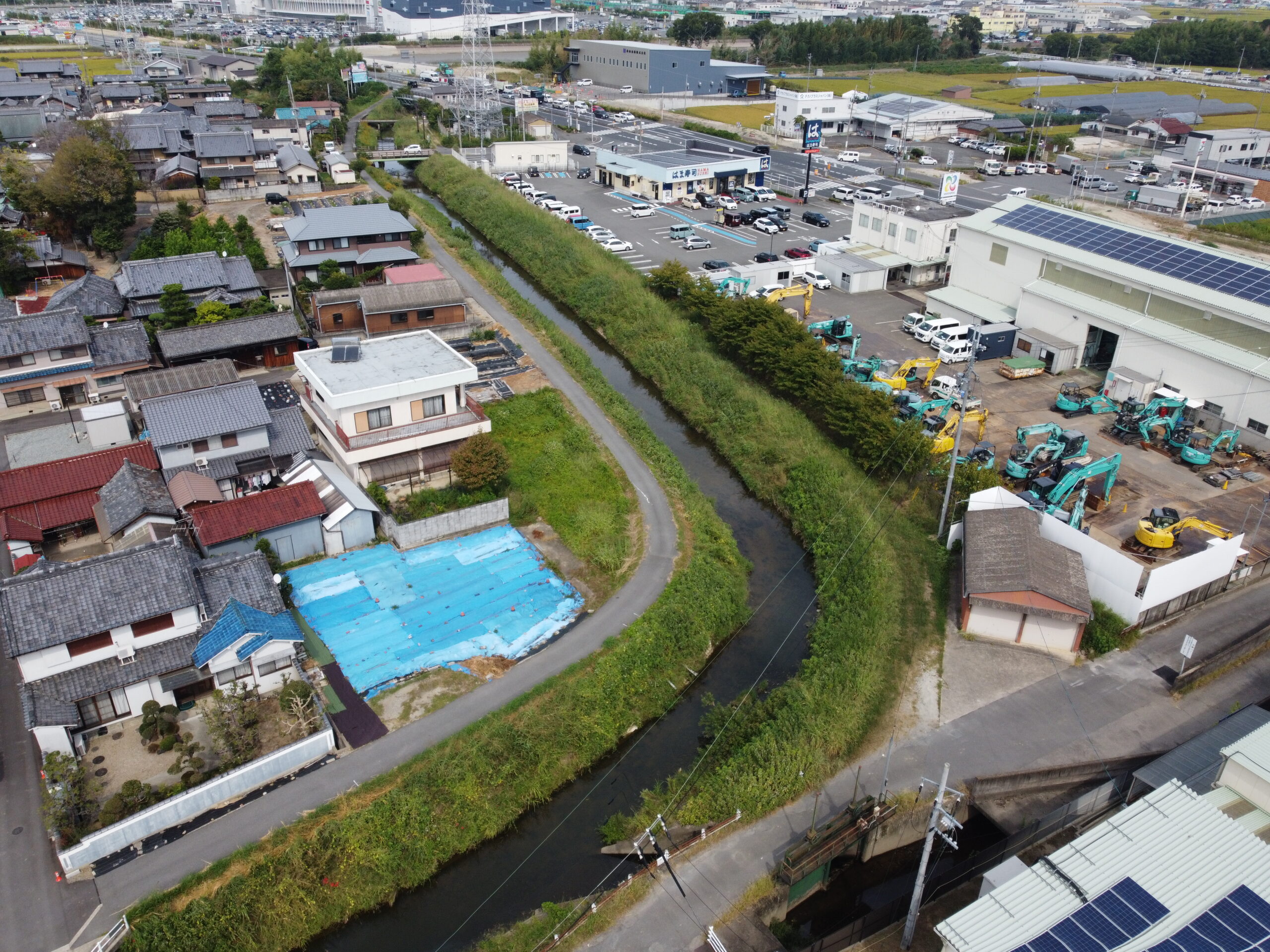 大和北道路下三橋西地区跨道橋下部工事