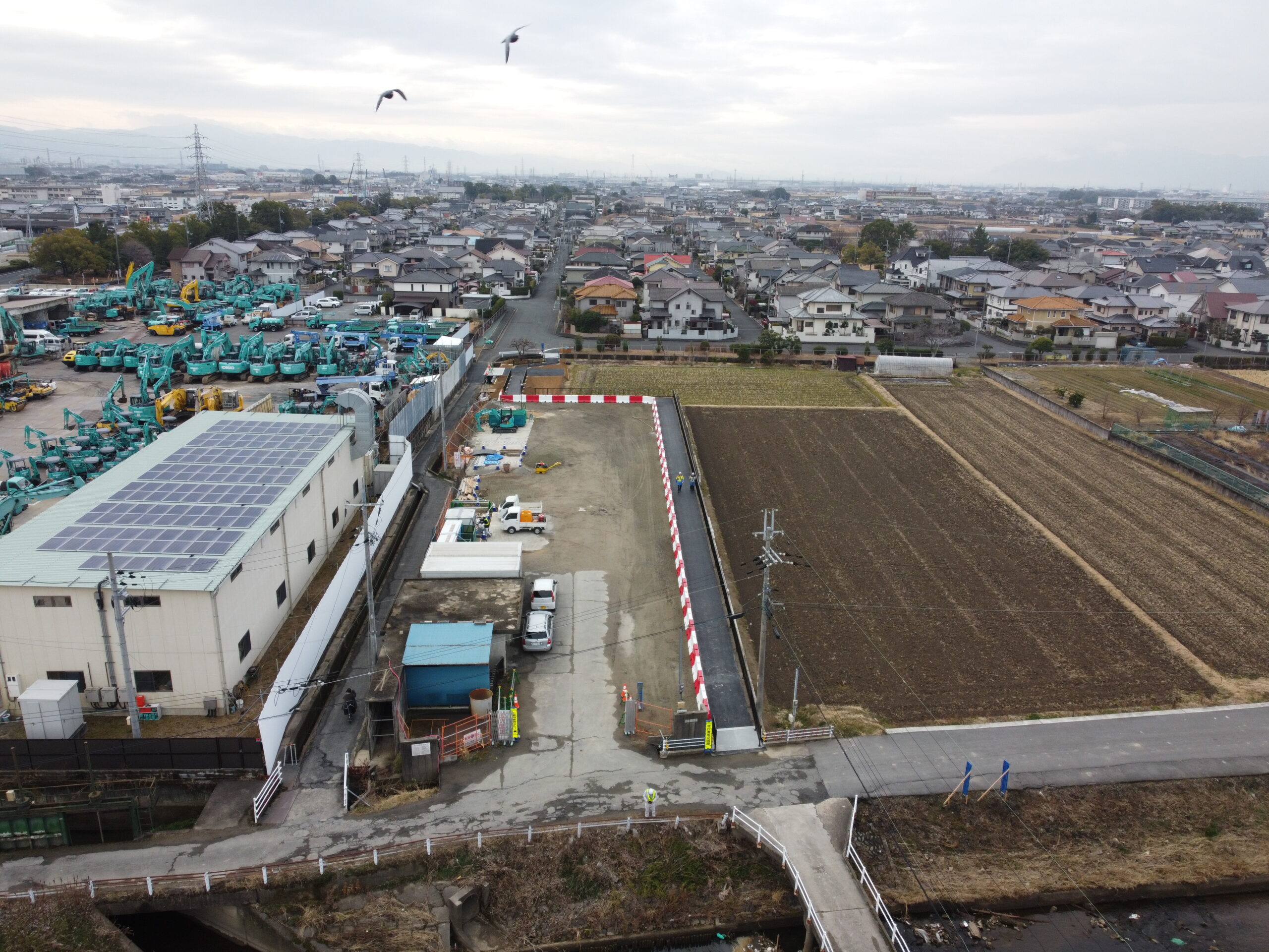 大和北道路下三橋西地区跨道橋下部他工事