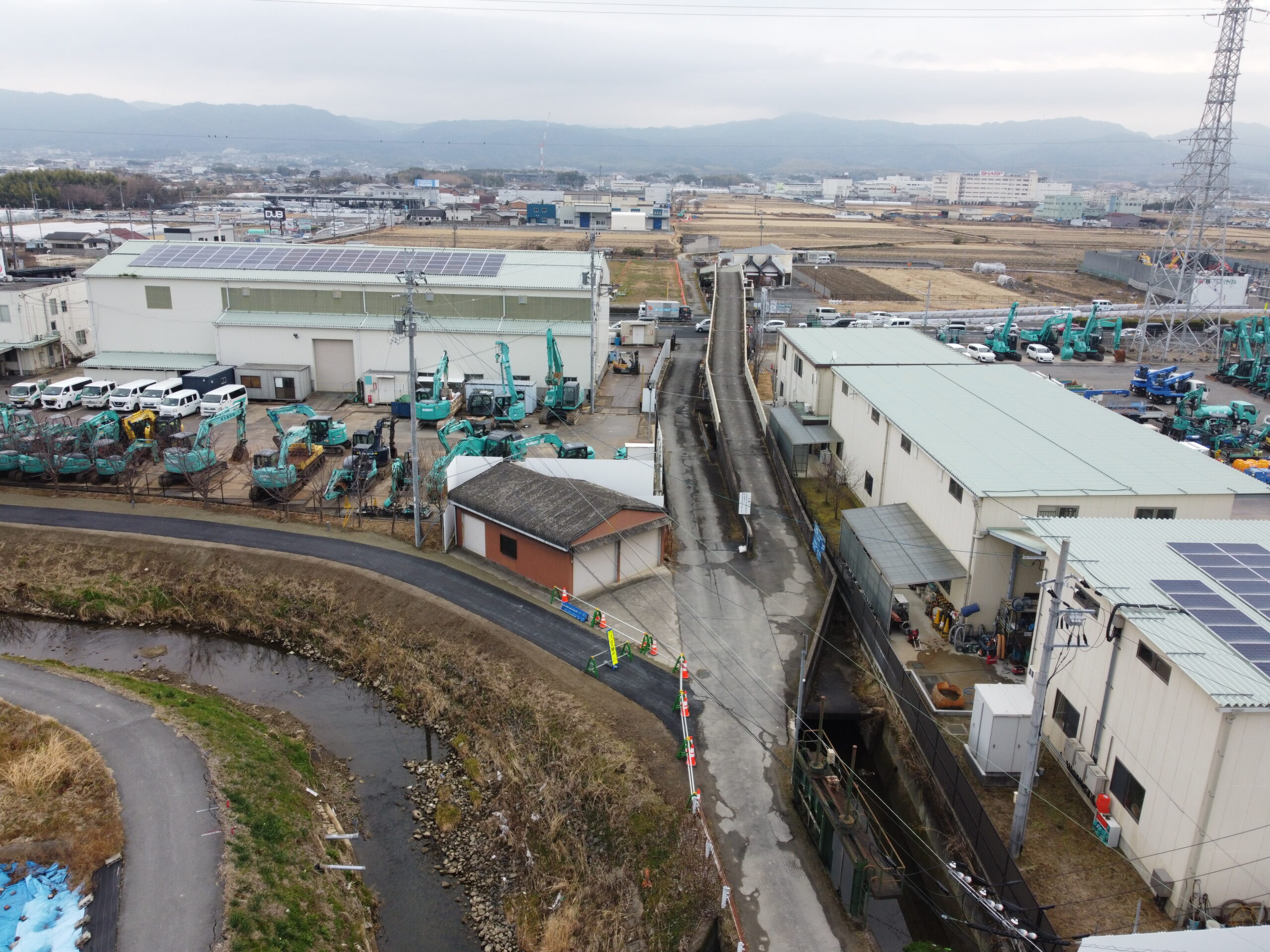 大和北道路下三橋西地区跨道橋下部他工事