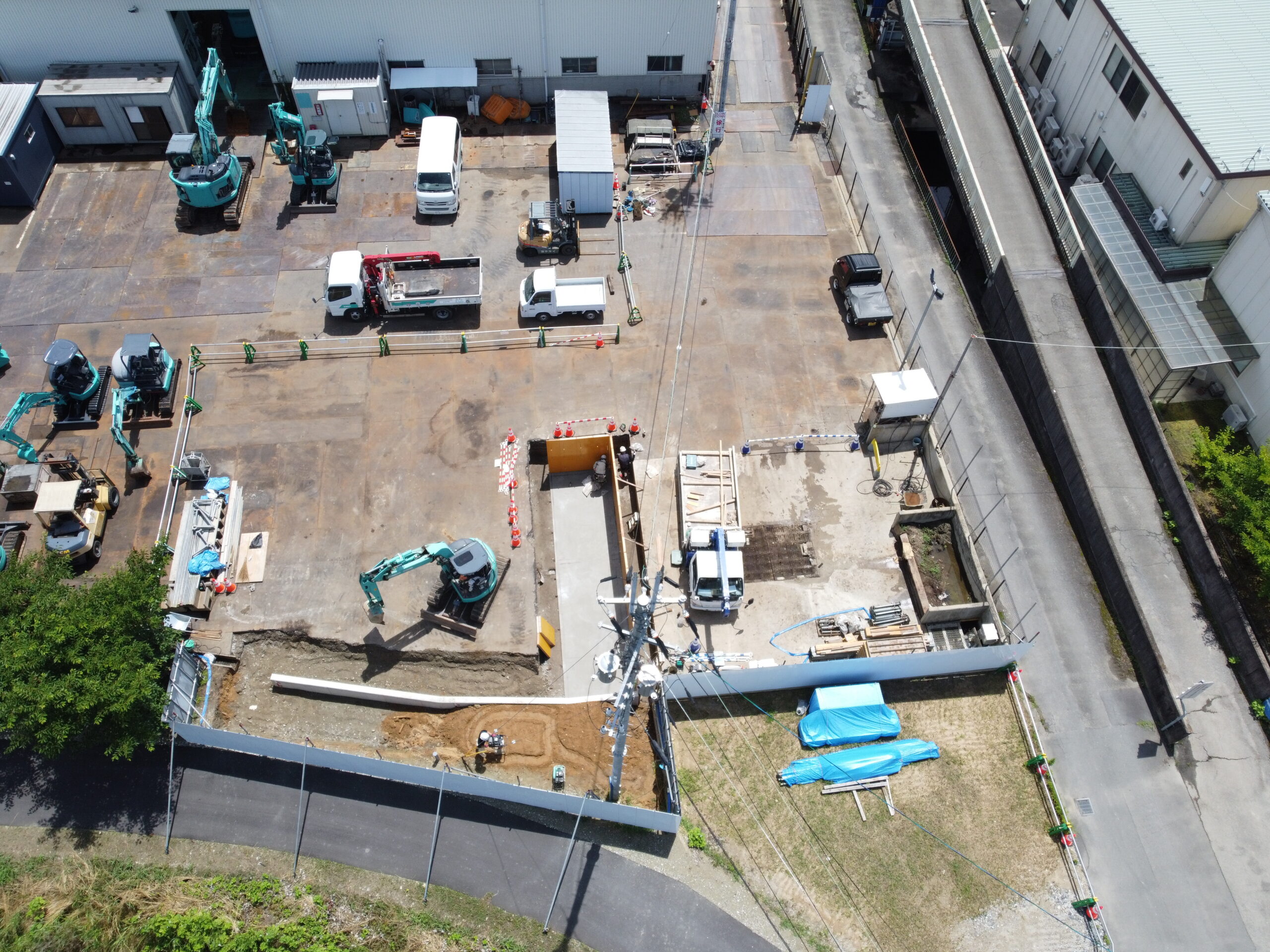 大和北道路下三橋西地区跨道橋下部他工事
