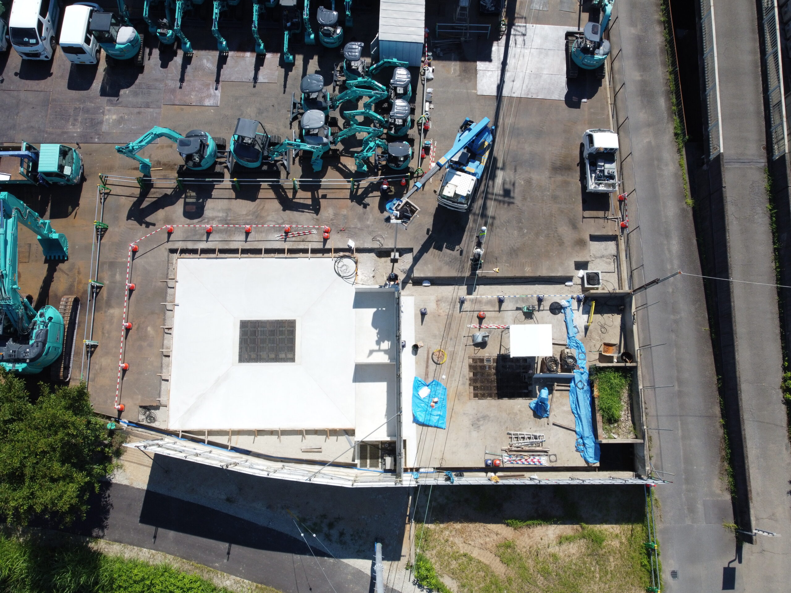 大和北道路下三橋西地区跨道橋下部他工事