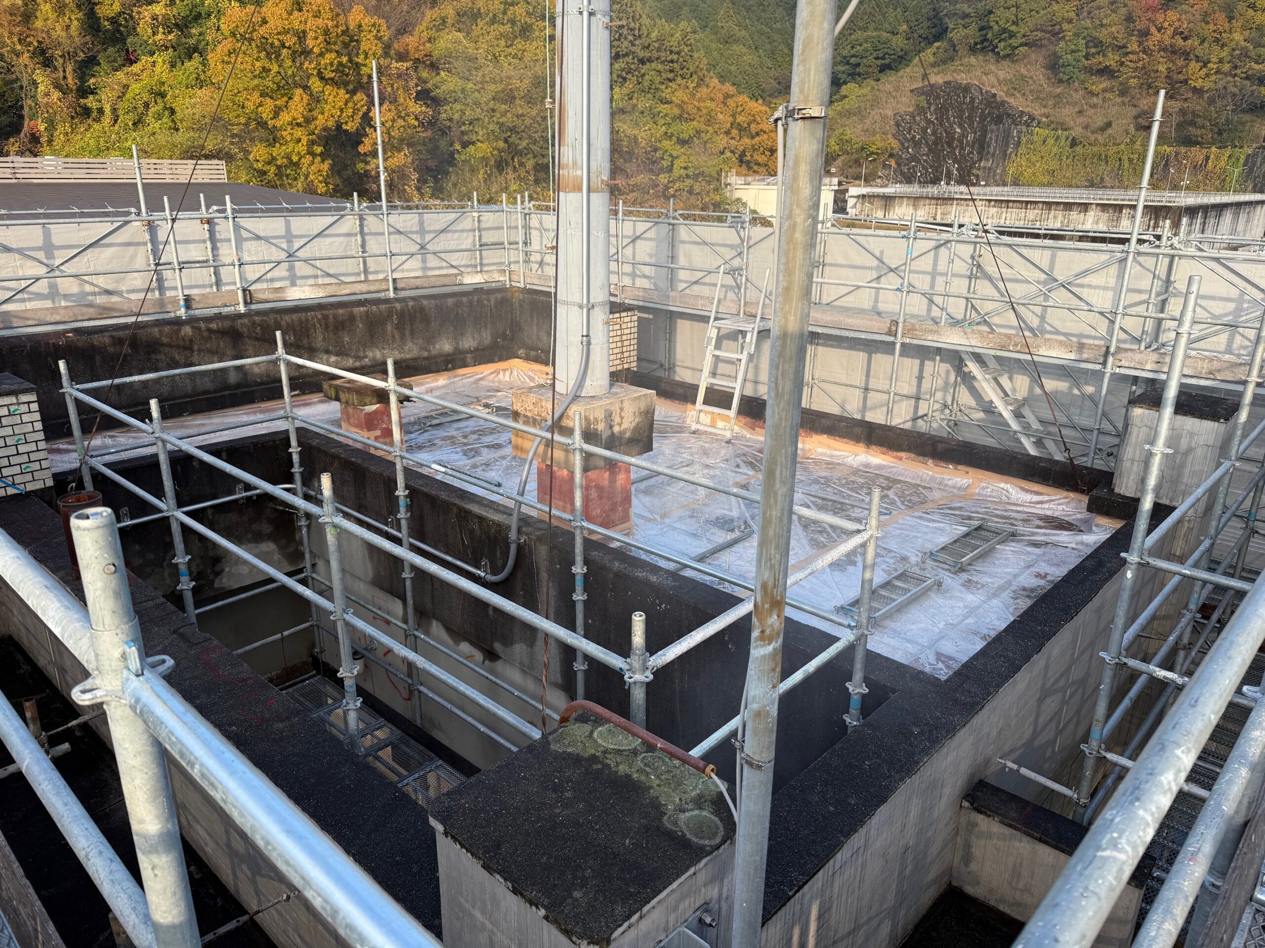 桜井浄水場管理本館修繕工事