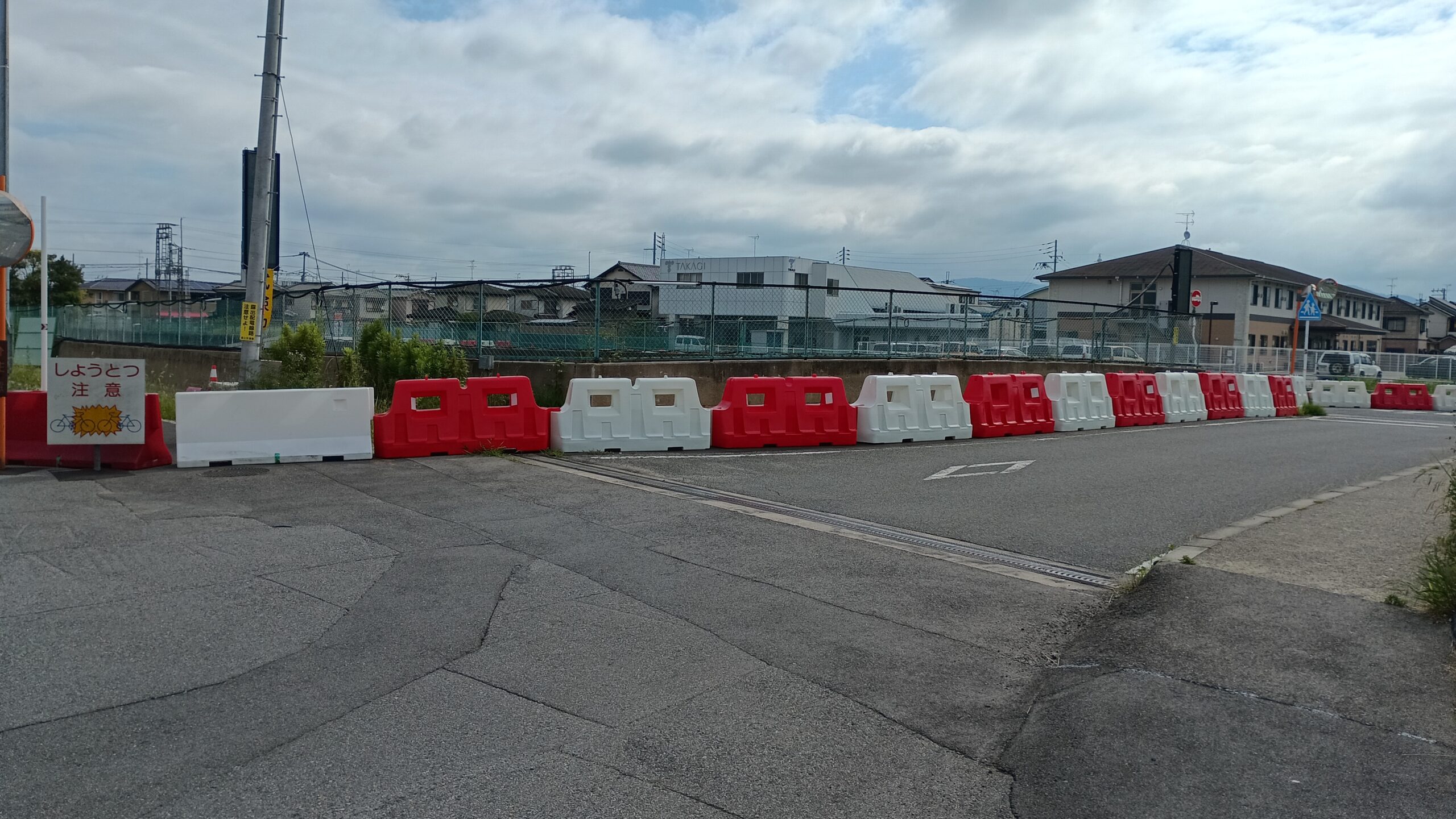 大和御所道路土橋地区仮設歩道橋南側他工事