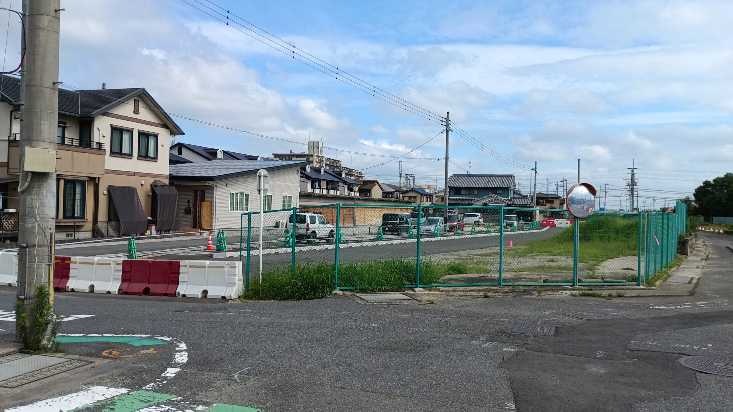 大和御所道路土橋地区仮設歩道橋南側他工事